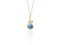 Blue pearl pendant by Jewel Beetle
