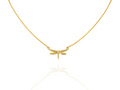 dragonfly pendant small in gold