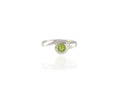 silver Florence ring with Peridot