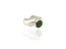 Greenstone leaf ring