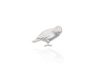 kakapo parrot pin brooch in silver