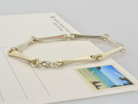 size reference silver link bracelet