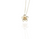 manuka flower pendant in silver and gold