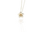 manuka flower pendant in silver and gold