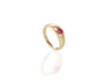 pink sapphire ring in gold