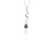 silver black pearl pendant - Kiribati