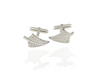 silver fern cufflinks