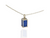 Tardis charm silver with chain