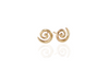 9ct Gold Koru Stud Earrings