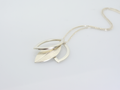 leaf pendant sterling silver